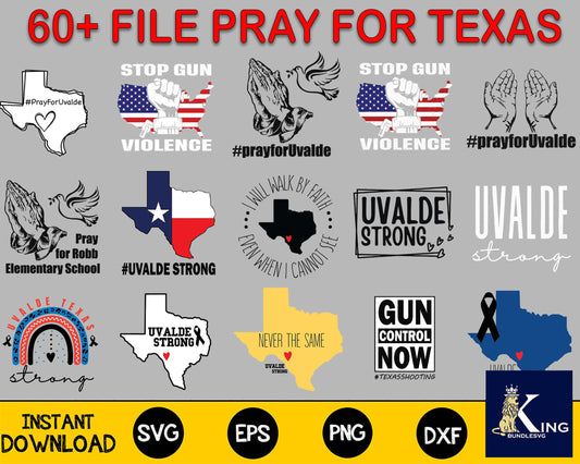 60+ file Pray For Texas Bundle svg,60+ file Pray For Texas svg eps png, for Cricut, Silhouette, digital, file cut