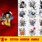 75+ file Stitch horror Bundle svg,Stitch horror svg dxf eps png, for Cricut, Silhouette, digital, file cut