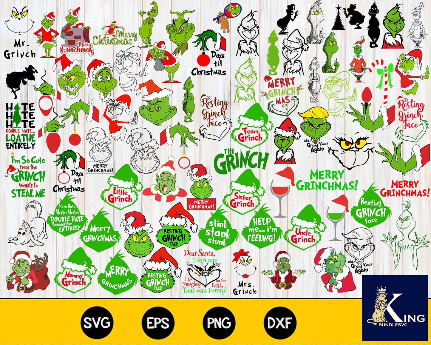 800+ file grinch bundle svg , bundle grinch svg eps png, for Cricut, Silhouette, digital, file cut