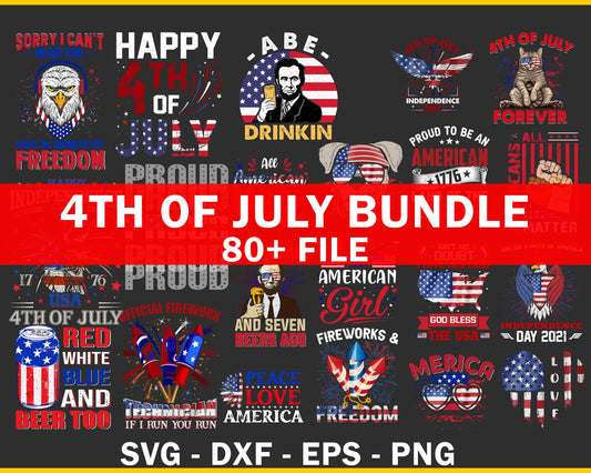 80+ file 4th Of  July Bundle SVG, Mega Bundle 4th Of July svg dxf eps png, for Cricut, Silhouette, digital, file cut