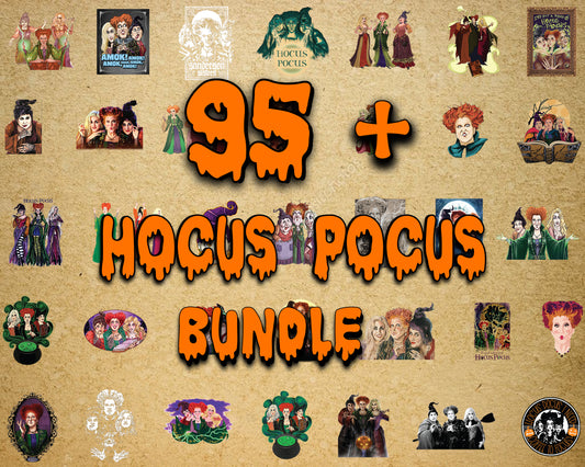 95+file hocus pocus PNG, bundle halloween  cricut, for Cricut, Silhouette, digital, file cut