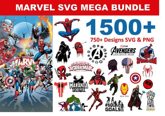 Avengers Bundle svg,1500+ files Avengers svg eps png, for Cricut, Silhouette, digital, file cut