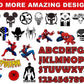 Avengers Bundle svg,1500+ files Avengers svg eps png, for Cricut, Silhouette, digital, file cut