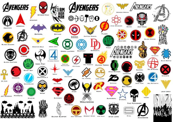 Avengers Bundle svg,1500+ files Avengers svg eps png, for Cricut, Silhouette, digital, file cut