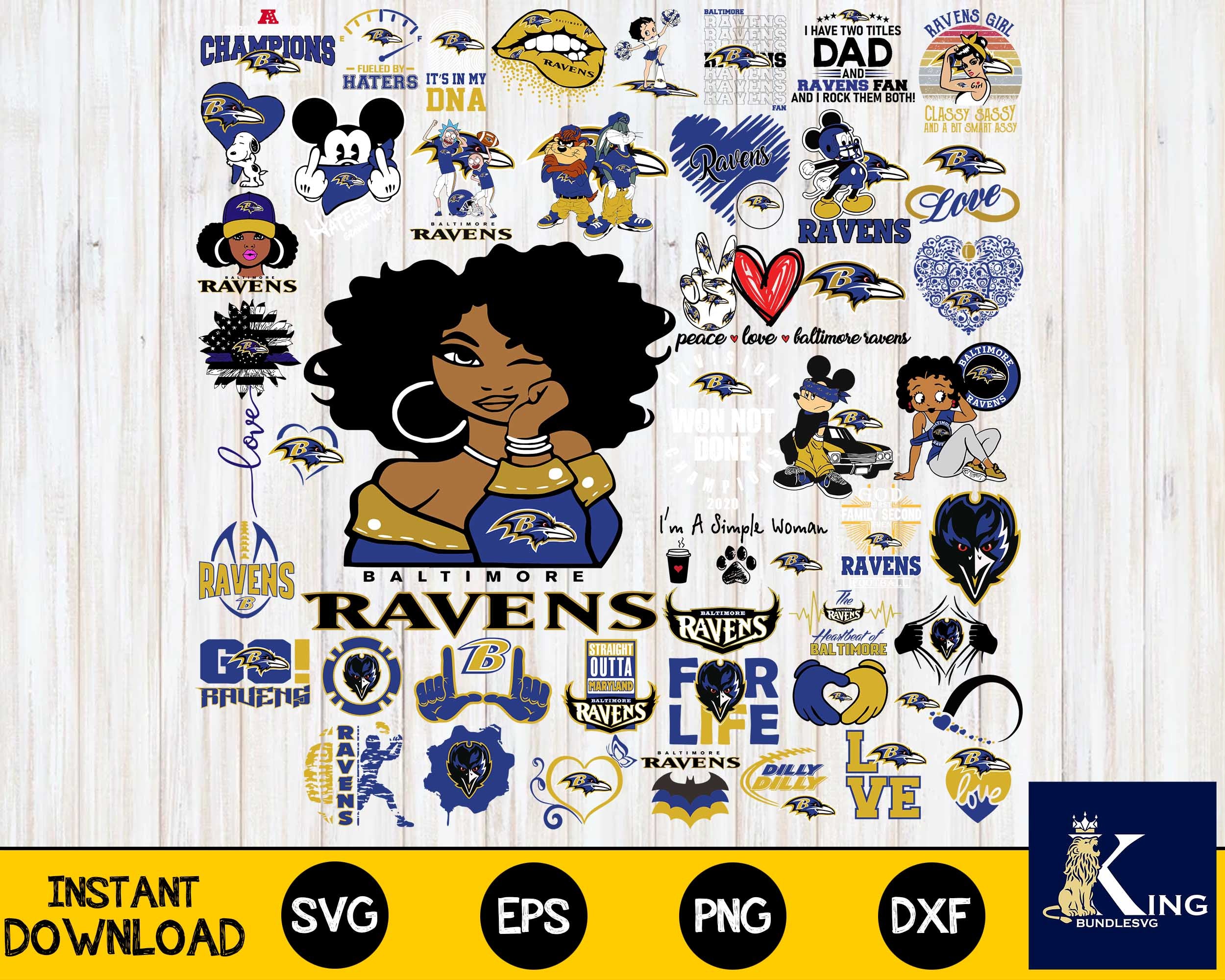 Baltimore Ravens Bundle svg,Baltimore Ravens Nfl svg, Bundle sport Dig ...