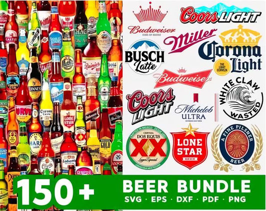 Beer Bundle svg, 150+ files Beer svg eps png, for Cricut, Silhouette, digital, file cut