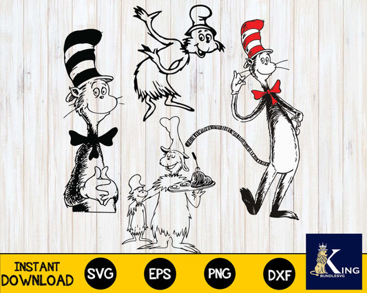 Bundle Dr Seuss, Dr. Seuss, Reading Festival, Dr seuss  ,mega Dr seuss Bundle  svg , for Cricut, Silhouette, digital, file cut