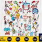 Dr Seuss Bundle svg,348+ files Dr Seuss file,Mega bundle Dr Seuss for Cricut, Silhouette, digital, file cut