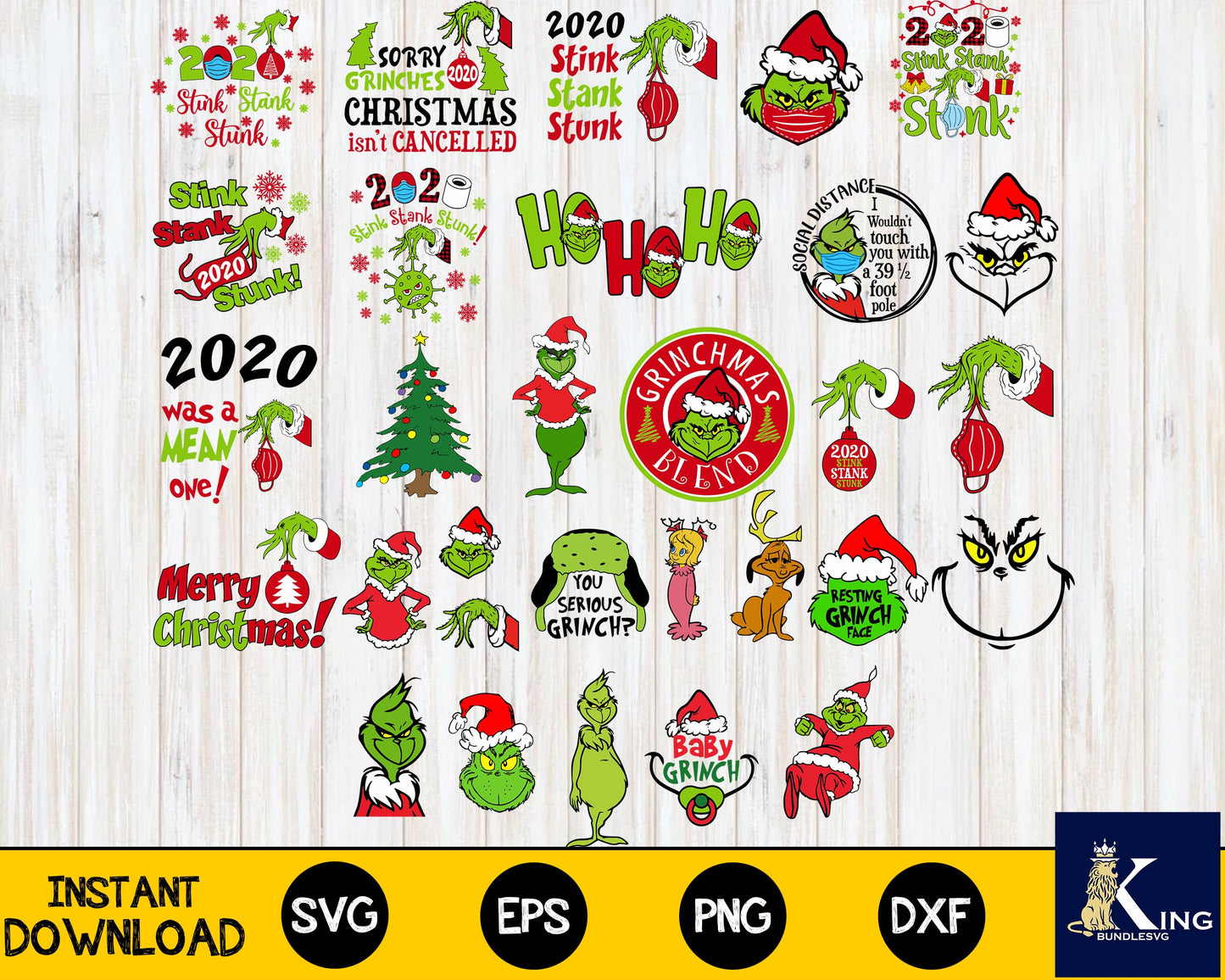 Grinch Bundle  svg,Big bundle Grinch svg eps png, for Cricut, Silhouette, digital, file cut