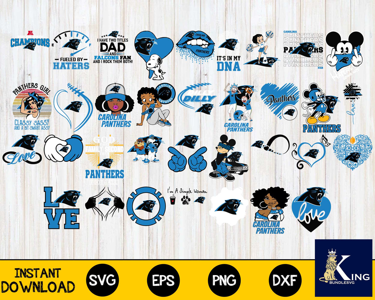 Carolina Panthers Bundle svg,Carolina Panthers Nfl svg, Bundle sport Digital Cut Files svg eps dxf png file, for Cricut, Silhouette, digital, file cut