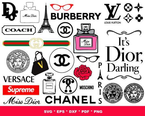 Logo Brand Svg - Logo Brand - Chanel svg - Versace svg - Dior svg