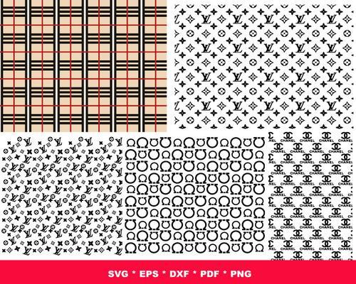 LV square pattern SVG Free