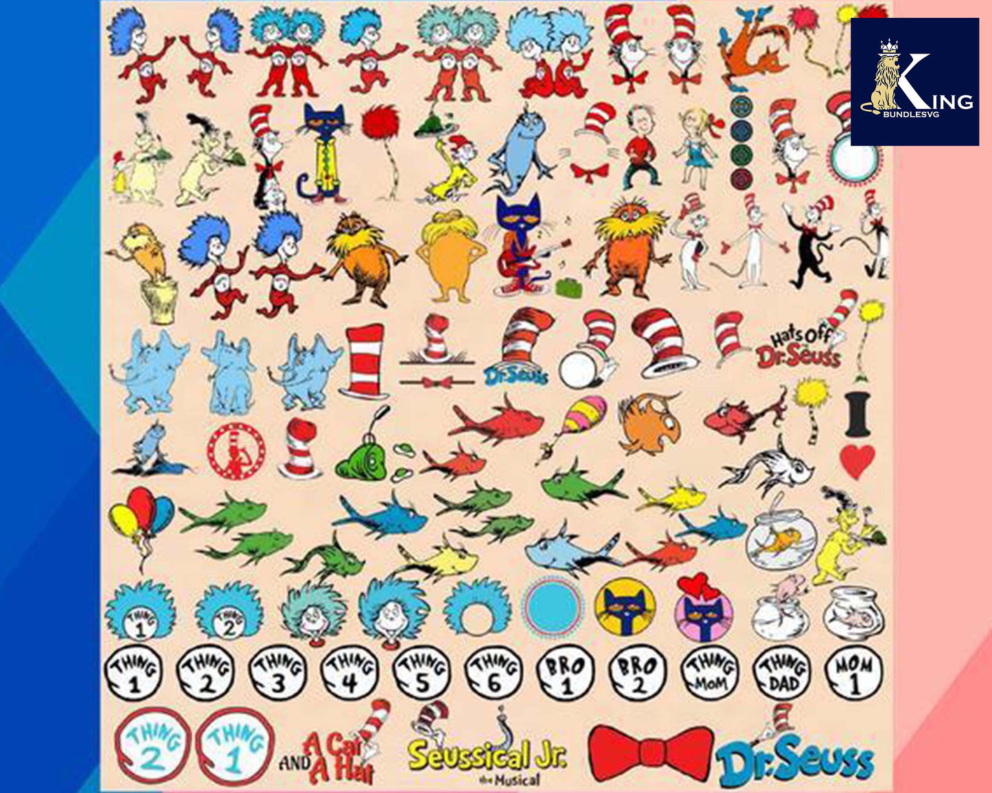 Dr Seuss Bundle svg,5750+ files Dr Seuss svg eps png, for Cricut, Silhouette, digital, file cut