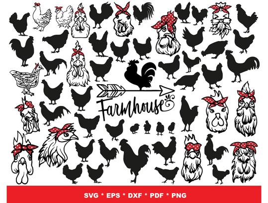 Farm Bundle svg,1200+ files Farm svg eps png, for Cricut, Silhouette, digital, file cut