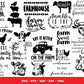 Farm Bundle svg,1200+ files Farm svg eps png, for Cricut, Silhouette, digital, file cut