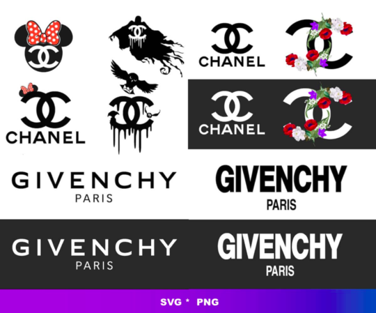 Logo Brand Bundle Svg, Gucci, Chanel, Adidas svg files