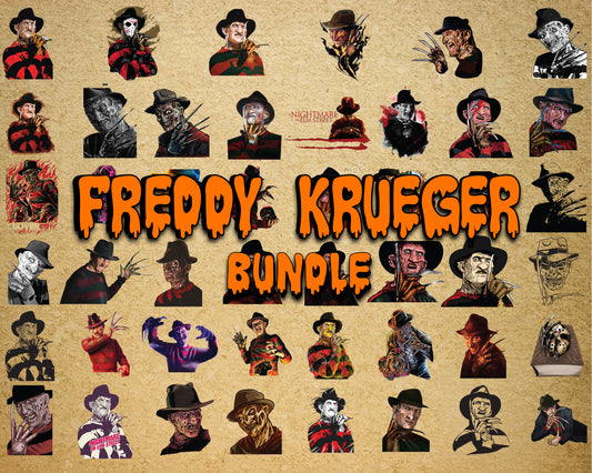 Freddy Krueger bundle   svg dxf eps png, bundle halloween  cricut, for Cricut, Silhouette, digital, file cut