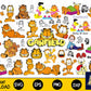 49+ file Garfield SVG Mega Bundle  svg eps png, for Cricut, Silhouette, digital, file cut