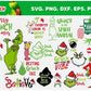 Bundle Christmas svg , Grinch 3.0 (100+ file ) svg eps png, for Cricut, Silhouette, digital, file cut