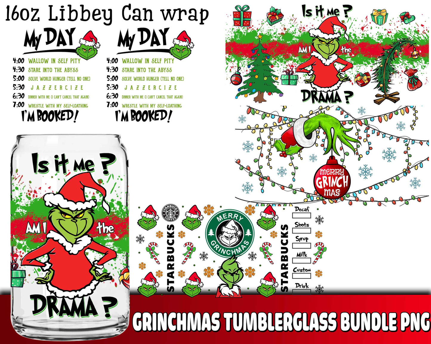 Grinchmas Tumblerglass bundle PNG , Mega bundle Grinchmas Tumblerglass PNG , for Cricut, Silhouette, digital, file cut