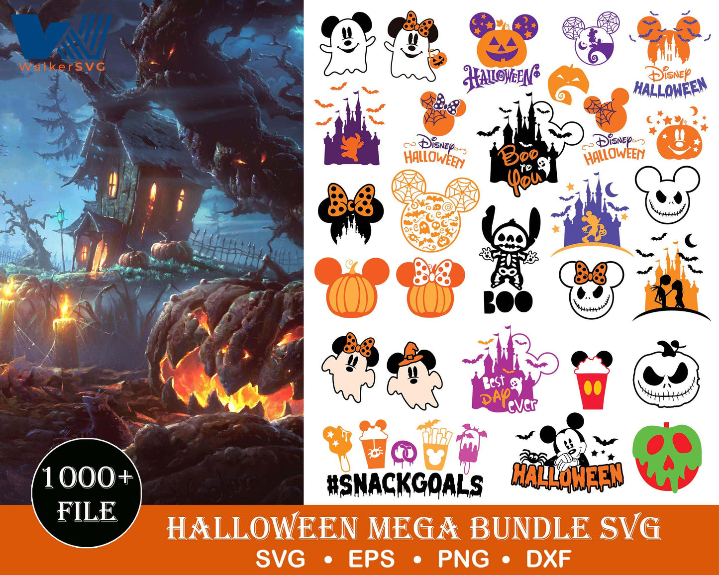 Halloween Bundle svg,1000+ files Halloween svg eps png, for Cricut, Silhouette, digital, file cut