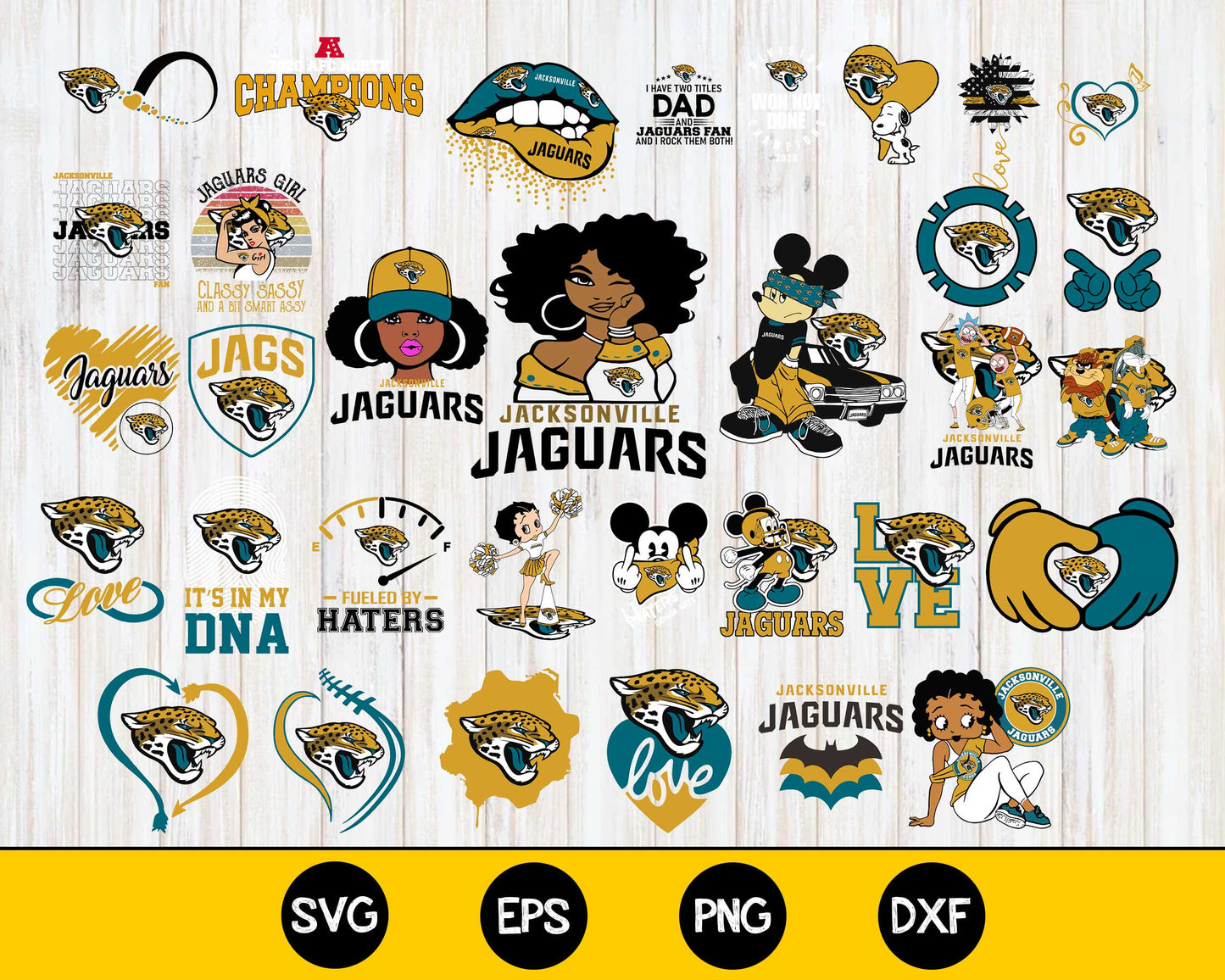 Jacksonville Jaguars 2 Bundle svgJacksonville Jaguars 2 Nfl svg, Bundle sport Digital Cut Files svg eps dxf png file, for Cricut, Silhouette, digital, file cut