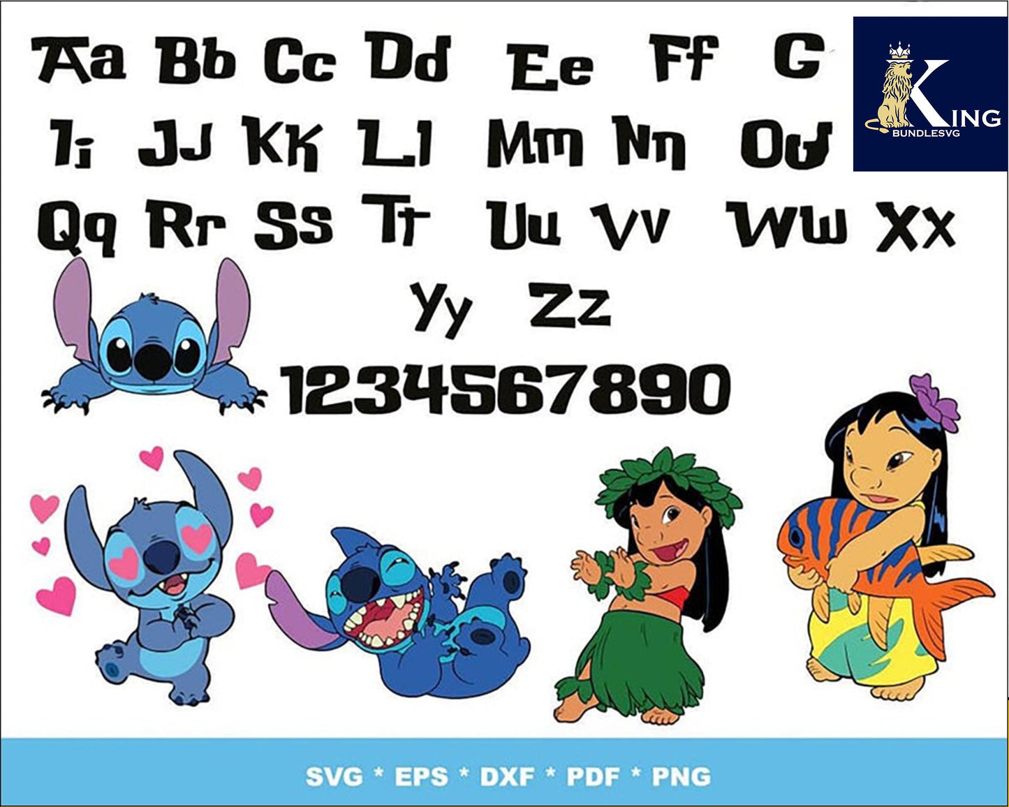 Lilo And Stitch Bundle svg,300+ files Lilo And Stitch svg eps png, for Cricut, Silhouette, digital, file cut