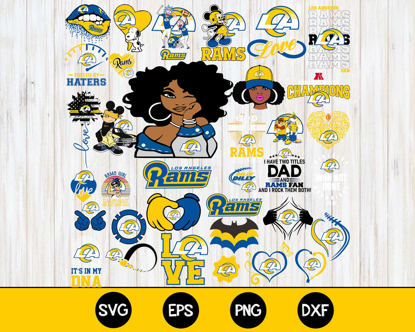 Los Angeles Rams 2 Bundle svg,Los Angeles Rams 2 Nfl svg, Bundle sport Digital Cut Files svg eps dxf png file, for Cricut, Silhouette, digital, file cut