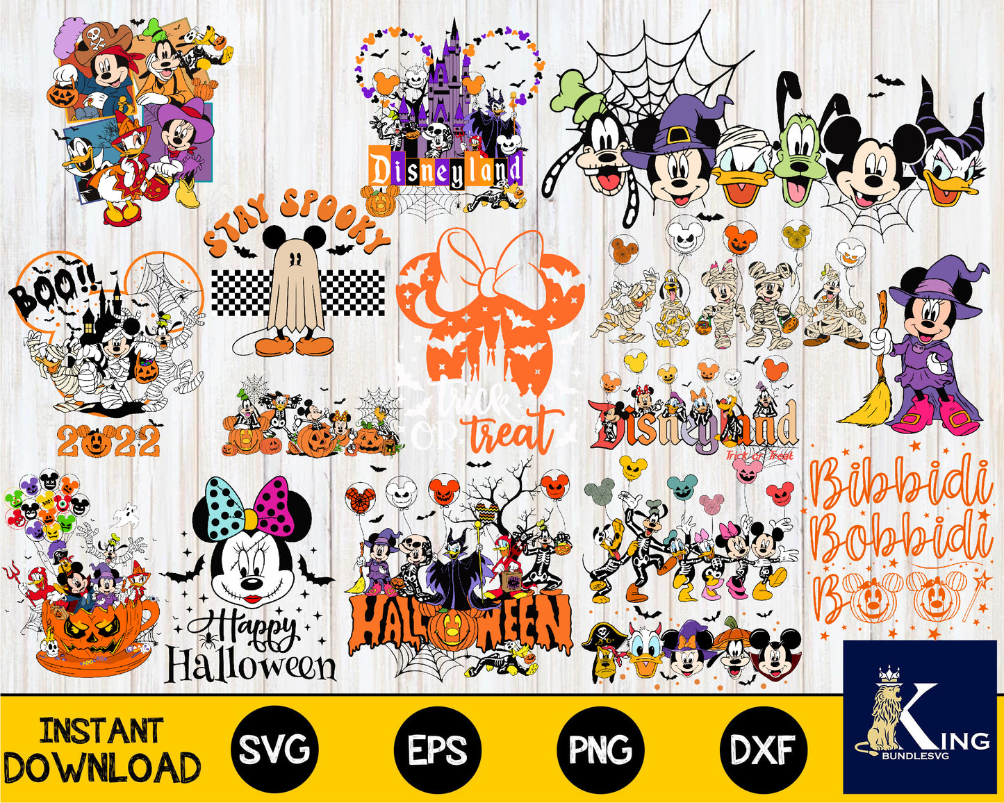 Mickey mummy and friends svg , disney halloween SVG DXF EPS PNG, bundle halloween  svg, cricut, for Cricut, Silhouette, digital, file cut