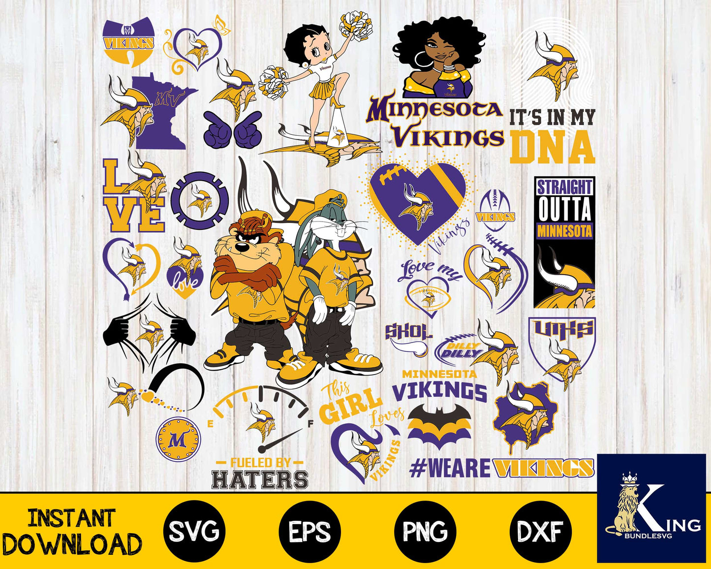 Minnesota Vikings Bundle svg,Minnesota Vikings Nfl svg, Bundle sport Digital Cut Files svg eps dxf png file, for Cricut, Silhouette, digital, file cut