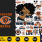Bundle Chicago Bears, Chicago Bears Nfl, Bundle sport Digital Cut Files svg eps dxf png file, for Cricut, Silhouette, digital, file cut