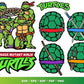 Ninja Turtles Bundle svg,1000+ files Ninja Turtles svg eps png, for Cricut, Silhouette, digital, file cut