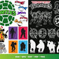 Ninja Turtles Bundle svg,1000+ files Ninja Turtles svg eps png, for Cricut, Silhouette, digital, file cut