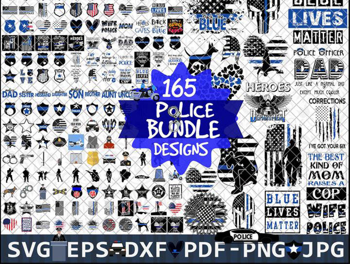 Police Bundle svg, 1000+ files Police svg eps png, for Cricut, Silhouette, digital, file cut