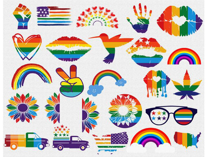 Rainbow Bundle svg,1000+ files Rainbow svg eps png, for Cricut, Silhouette, digital, file cut