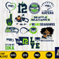 Seattle Seahawks Bundle svg, Seattle Seahawks Nfl svg, Bundle sport Digital Cut Files svg eps dxf png file, for Cricut, Silhouette, digital, file cut