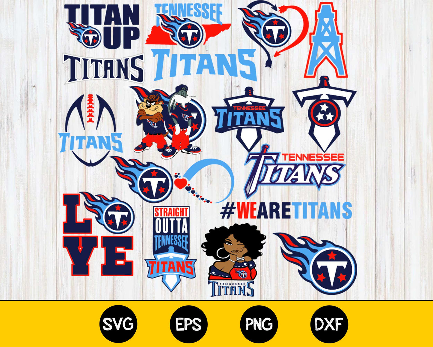 Tennessee Titans Bundle svg,Tennessee Titans Nfl svg, Bundle sport Digital Cut Files svg eps dxf png file, for Cricut, Silhouette, digital, file cut