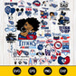 Tennessee Titans 2 Bundle svg,Tennessee Titans 2 Nfl svg, Bundle sport Digital Cut Files svg eps dxf png file, for Cricut, Silhouette, digital, file cut