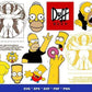 The Simpsons Bundle svg,1000+ files The Simpsons svg eps png, for Cricut, Silhouette, digital, file cut