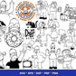 The Simpsons Bundle svg,1000+ files The Simpsons svg eps png, for Cricut, Silhouette, digital, file cut