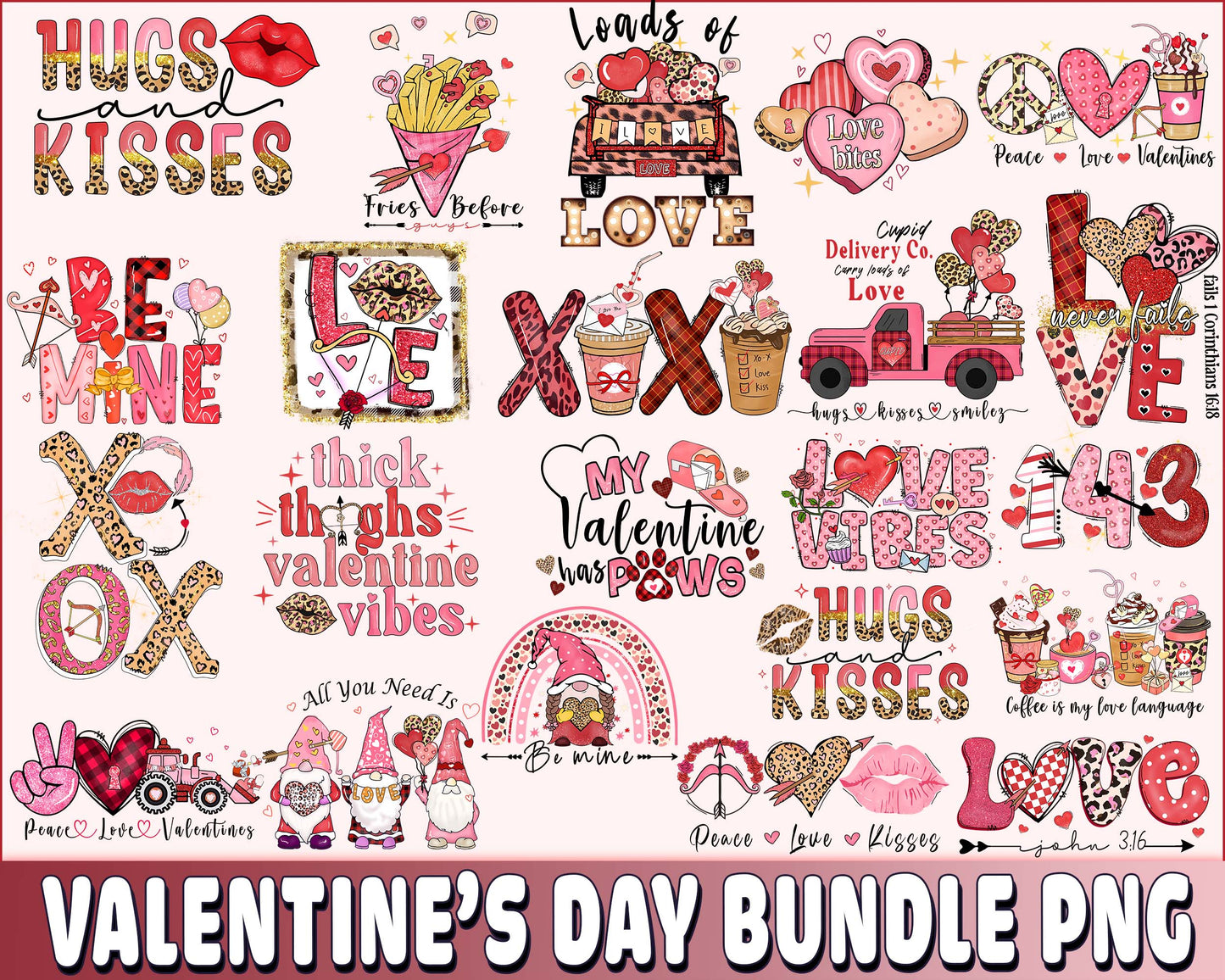 Lip , XoXo, Car, 14-3 , Kisses Valentine's day Sublimation, Valentines Day Sublimation bundle, Valentine Day love sublimation ,Valentine day PNG bundle , Silhouette, Digital download , Instant Download