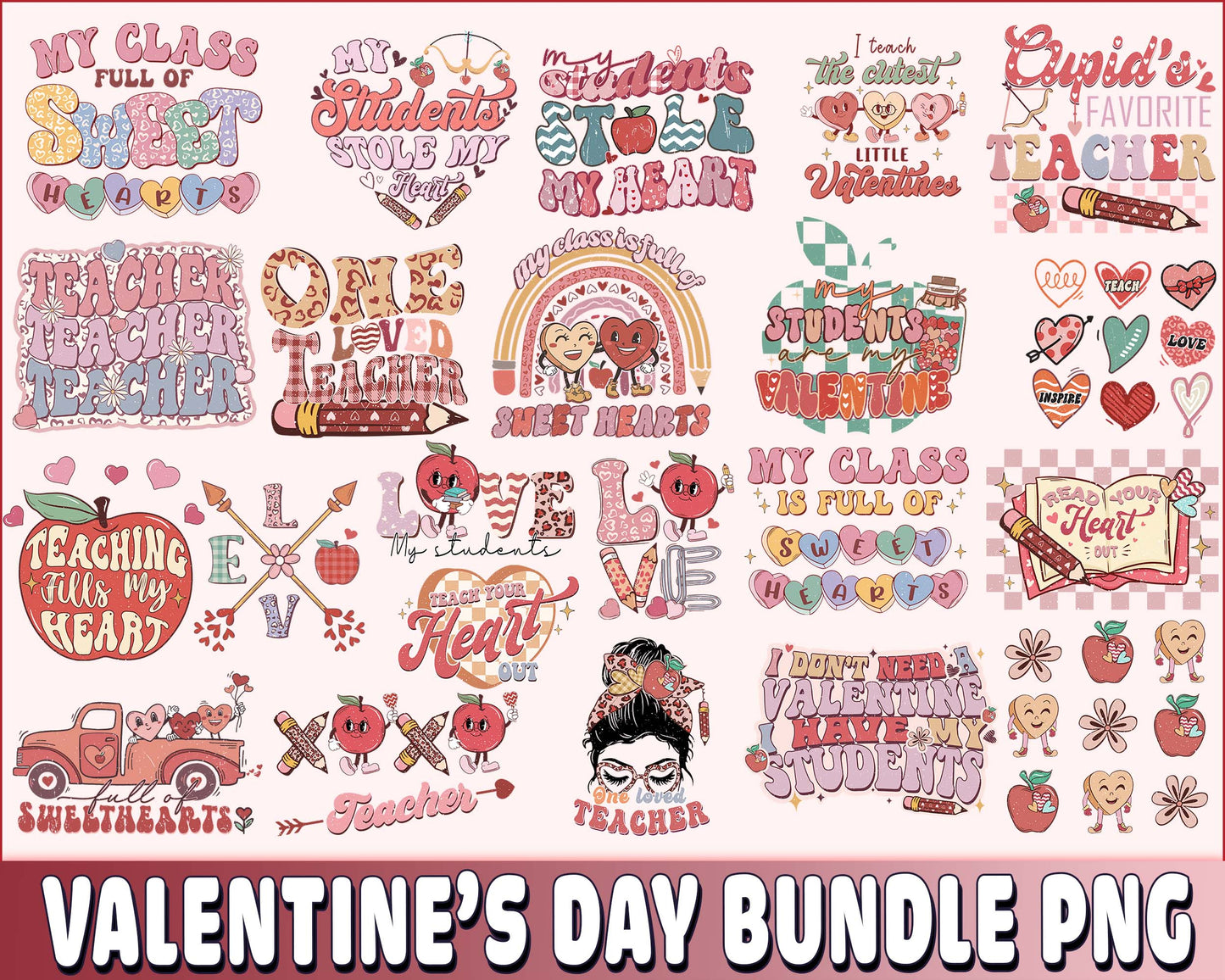 Retro Valentines Day PNG,Messy, XoXo, Car , Love, Coffe Valentine's day Sublimation, Valentines Day Sublimation bundle, Valentine Day love sublimation ,Valentine day PNG bundle , Silhouette, Digital download , Instant Download