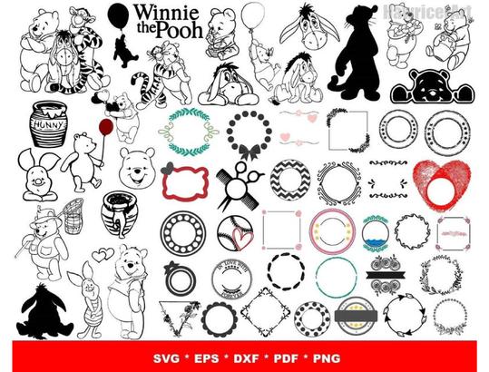 Winnie The Pooh Svg, Cut File, Cricut, Png, Vector - Vectplace