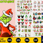 Grinch Bundle  svg,Big bundle Grinch svg eps png, for Cricut, Silhouette, digital, file cut
