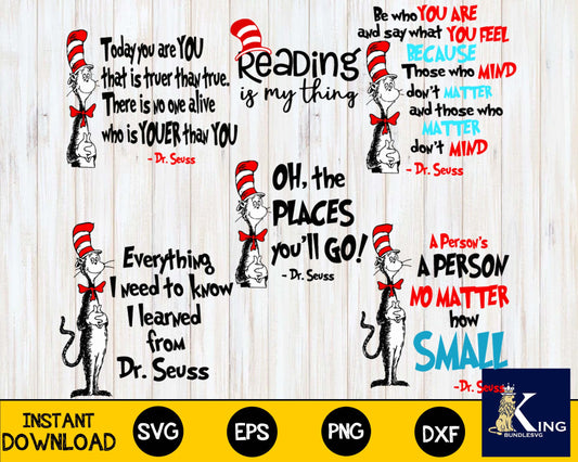 bundle Dr Seuss,bundle Dr Seuss gift,bundle  Dr Seuss birthday, Dr Seuss print, Dr Seuss poster, thing one thing two, thing 2 thin Svg ,mega Dr seuss Bundle  svg ,bundle dr seuss for Cricut, Silhouette, digital, file cut