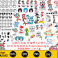 1200+ File Dr Seuss svg, Bundle Dr Seuss file,Mega bundle Dr Seuss svg , cat in the hat svg, green svg , for Cricut, Silhouette, digital, file cut