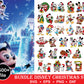 1500+ file Disney Bundle Christmas svg,christmas disney svg eps png, for Cricut, Silhouette, digital, file cut