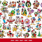 1500+ file Disney Bundle Christmas svg,christmas disney svg eps png, for Cricut, Silhouette, digital, file cut