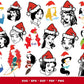 1500+ file Disney Bundle Christmas svg,christmas disney svg eps png, for Cricut, Silhouette, digital, file cut